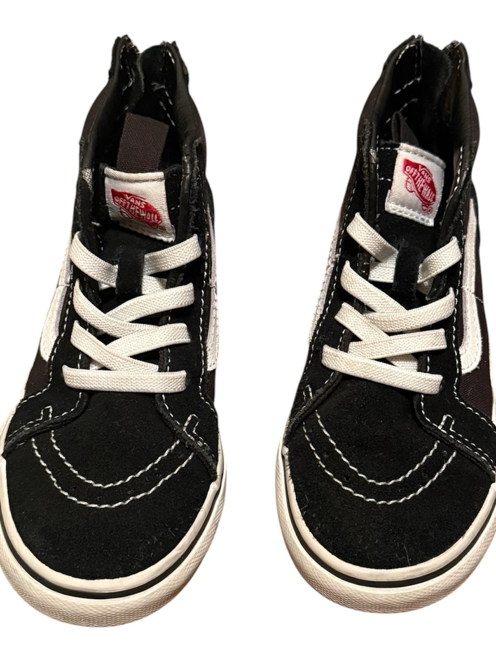 Masters Kids Black & White High-Top Sneakers